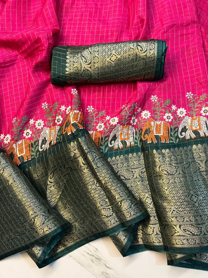 Hathi By Wow Designer Dola Silk Sarees Wholesale Shop In Surat